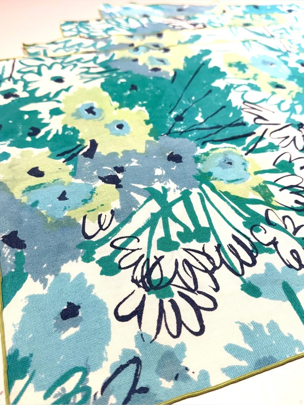 Vintage Vera Napkins - Abstract Floral - Set of 4